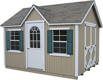 Little Cottage Company Classic Wood Cottage DIY Playhouse Kit, 10' x 10'