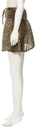 Dolce & Gabbana Cheetah Print Mini Skirt