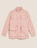 Thumbnail for your product : Marks and Spencer Cotton Rich High Neck Utility Jacket