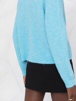 Thumbnail for your product : Ganni Ribbed-Knit Wool Cardigan