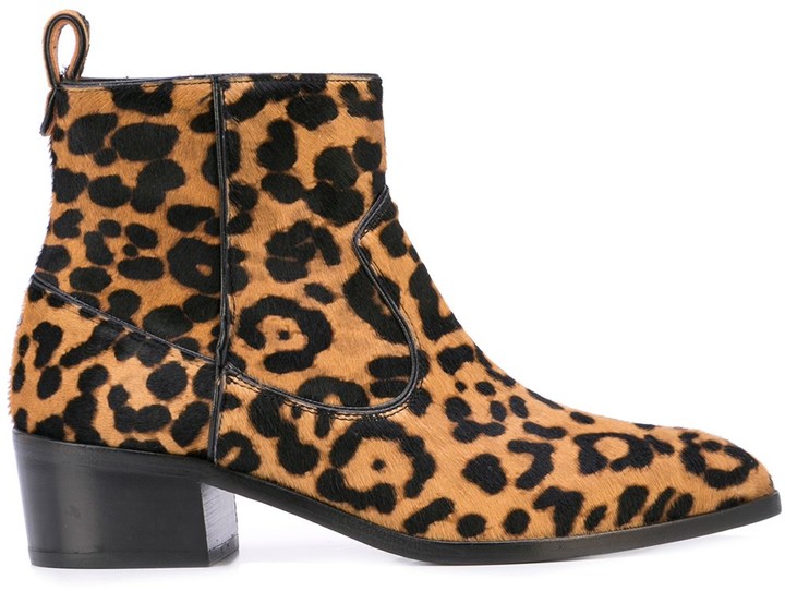 veronica beard leopard boots