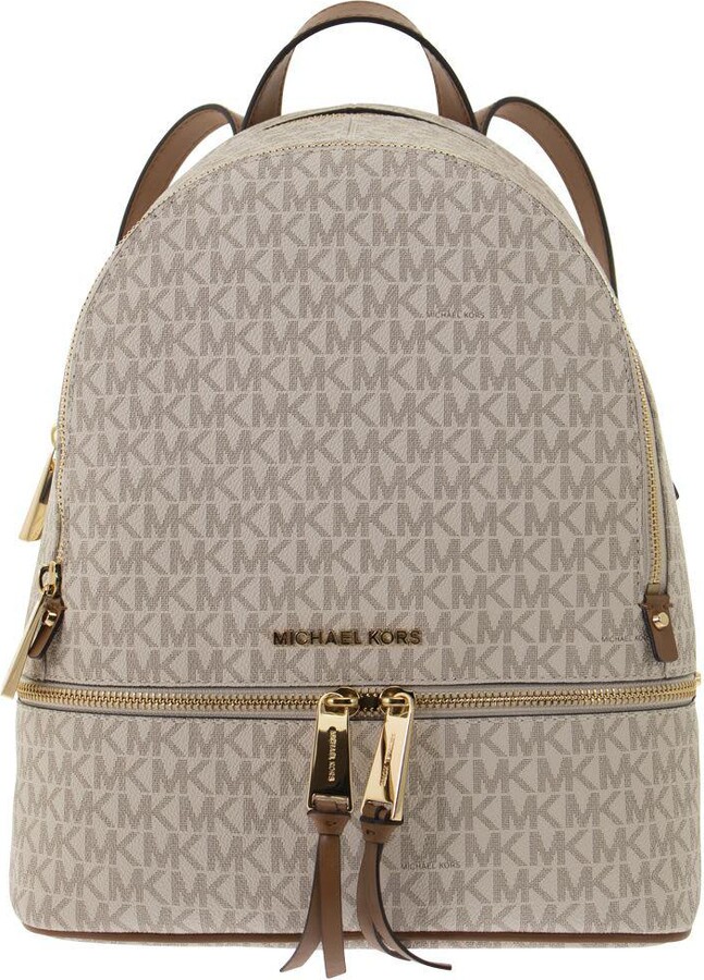  Michael Kors Women's Medium Erin Backpack (Brown Studded) :  Clothing, Shoes & Jewelry
