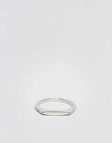 Thumbnail for your product : ASOS Curve CURVE Pack of 2 Flat Faced and Smooth Rings