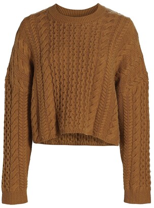 Naadam Merino Wool-Cashmere Blend Multi-Knit Sweater
