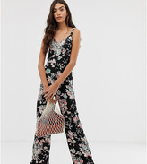Thumbnail for your product : Brave Soul Tall cecily jumpsuit in floral print