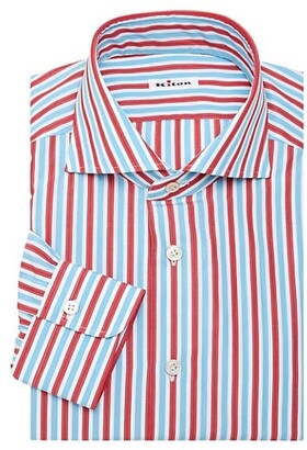 Mens Long Sleeve Red Striped Dress Shirts | Shop the world’s largest ...