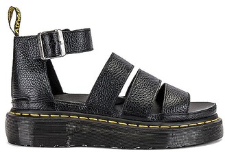 Clarissa II Quad Chunky Sandals In Black, Dr. Martens