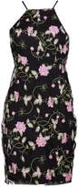 Thumbnail for your product : boohoo Embroidered Mesh Strappy Bodycon