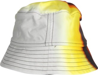Dries Van Noten Black & Green Len Lye Edition Bucket Hat