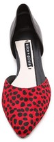 Thumbnail for your product : Alice + Olivia Hilary d'Orsay Haircalf Flats