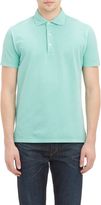 Thumbnail for your product : Barneys New York Men's Pique Polo Shirt-Green