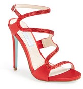 Thumbnail for your product : Betsey Johnson Blue by 'Gift' Satin Sandal