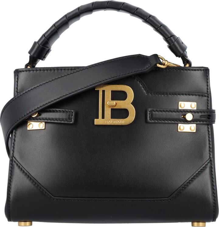 B-Buzz 22 Top Handle bag in monogram quilted leather beige - Women