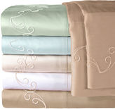 Thumbnail for your product : American Heritage 300tc Egyptian Cotton Sateen Embroidered Scroll Sheet Set