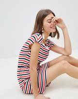 Thumbnail for your product : Vero Moda Stripe Jersey Dress With Tie Waist