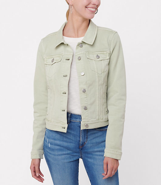loft petite denim jacket