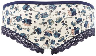 Charlotte Russe Floral Lace-Trim Boyshort Panties