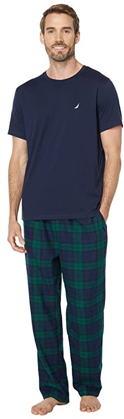Nautica Men's Flannel Pajama Set 