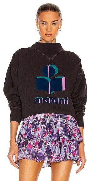 Etoile Isabel Marant Moby Sweatshirt in Black - ShopStyle