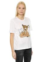 Thumbnail for your product : Markus Lupfer Bambi Sequin Alex Cotton Jersey T-Shirt