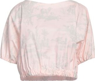 Tシャツ・カットソー PHILOSOPHY DI LORENZO SERAFINI Embroidered poplin shirt Philosophy Di Lorenzo Serafini Striped Shirt | Pink | FARFETCH