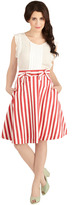 Thumbnail for your product : Bea Yuk Mui & Dot Partake in Peppermint Skirt in Stripes