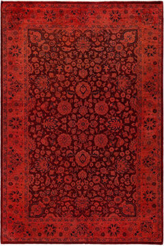 Isabelline Maza One-of-a-Kind Hand-Knotted Area Rug - Orange