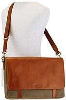 Thumbnail for your product : Fossil 'Aiden' Twill & Leather Messenger Bag