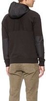 Thumbnail for your product : Vince Zip Up Hoodie with Nylon Hood