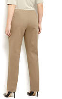Thumbnail for your product : Marina Rinaldi Plus Size Khaki Flat Front Straight Leg Pants