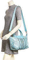 Thumbnail for your product : Longchamp Printed Nylon & Leather Top Handle Tote