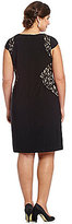 Thumbnail for your product : Adrianna Papell Plus Lace Sheath Dress