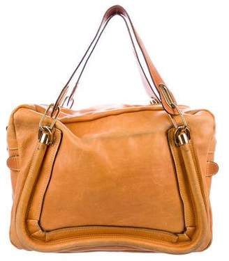 Chloé Leather Paraty Handle Bag