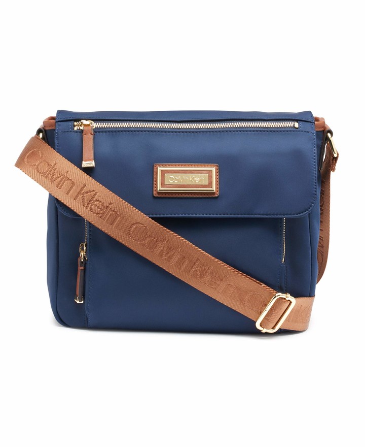 Calvin Klein Belfast Nylon Flap Crossbody ShopStyle Clothes and Shoes