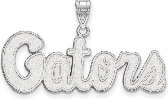 Black Bow Jewelry Co. BlackBowJewelrySterlingSilverFloridaGatorsNCAAMediumScriptPendant