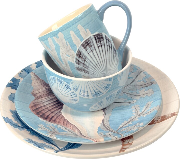 Certified International Beyond the Shore 16 Pc. Dinnerware Set, Service for 4