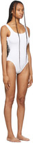 Thumbnail for your product : Hunza G White Square Neck One-Piece Swimsuit