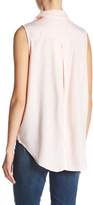 Thumbnail for your product : NYDJ Vera Button Back Sleeveless Shirt
