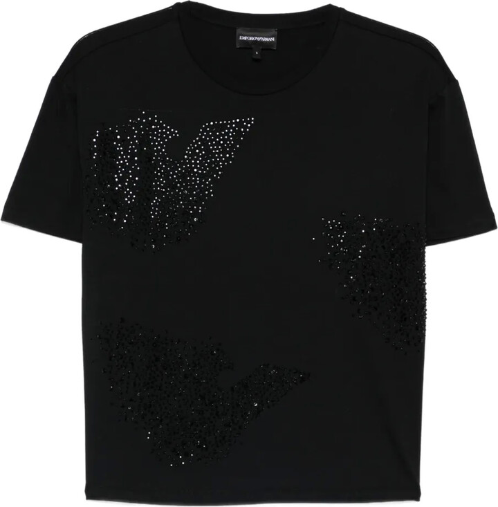 Emporio Armani embellishment T-shirt