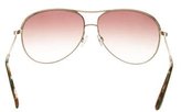 Thumbnail for your product : M Missoni Oversize Aviator Sunglasses