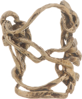 Thumbnail for your product : Wendy Nichol Brass & Diamond Loose Three-Stitch Knit Ring