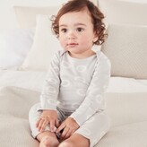 Thumbnail for your product : The White Company Organic-Cotton Grey Lion-Face-Print Sleepsuit, Grey, 1 1/2 - 2Y