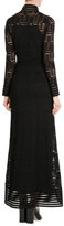Thumbnail for your product : M Missoni Floor-Length Dress with Sheer Inserts