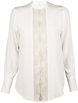 Thumbnail for your product : Lover Silk Keyhole Bodice Blouse