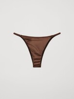 Thumbnail for your product : Chite' Chitè CASSIOPEA Knickers In Satin - Universal Diversity