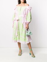 Thumbnail for your product : Yuliya Magdych Olive floral-embroidered dress