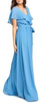 Thumbnail for your product : Show Me Your Mumu Audrey Ruffle Wrap Front Gown