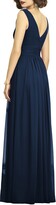 Thumbnail for your product : Dessy Collection Surplice Ruched Chiffon Gown