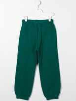 Thumbnail for your product : Palm Angels Kids Logo Print Cotton Track Pants