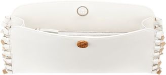 The Row Knotted Convertible Clutch-White